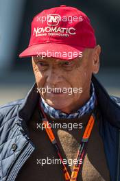 Niki Lauda (AUT) Mercedes Non-Executive Chairman. 23.08.2015. Formula 1 World Championship, Rd 13, Belgian Grand Prix, Spa Francorchamps, Belgium, Race Day.