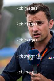 Will Buxton (GBR) NBC Sports Network TV Presenter. 20.08.2015. Formula 1 World Championship, Rd 11, Belgian Grand Prix, Spa Francorchamps, Belgium, Preparation Day.