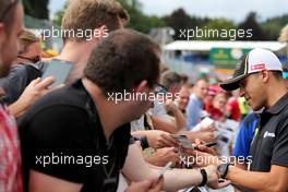 Pastor Maldonado (VEN), Lotus F1 Team  20.08.2015. Formula 1 World Championship, Rd 11, Belgian Grand Prix, Spa Francorchamps, Belgium, Preparation Day.