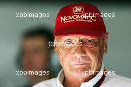 Niki Lauda (AUT) Mercedes Non-Executive Chairman. 18.04.2015. Formula 1 World Championship, Rd 4, Bahrain Grand Prix, Sakhir, Bahrain, Qualifying Day.