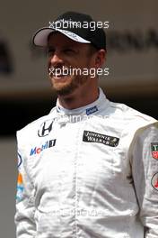Jenson Button (GBR), McLaren Honda  12.11.2015. Formula 1 World Championship, Rd 18, Brazilian Grand Prix, Sao Paulo, Brazil, Preparation Day.