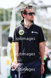 Jolyon Palmer (GBR) Lotus F1 Team Test and Reserve Driver. 12.11.2015. Formula 1 World Championship, Rd 18, Brazilian Grand Prix, Sao Paulo, Brazil, Preparation Day.