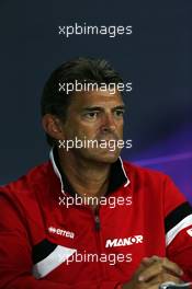 Graeme Lowdon (GBR) Manor Marussia F1 Team Chief Executive Officer in the FIA Press Conference. 05.06.2015. Formula 1 World Championship, Rd 7, Canadian Grand Prix, Montreal, Canada, Practice Day.