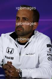 Matt Morris (GBR) McLaren Engineering Director in the FIA Press Conference. 05.06.2015. Formula 1 World Championship, Rd 7, Canadian Grand Prix, Montreal, Canada, Practice Day.
