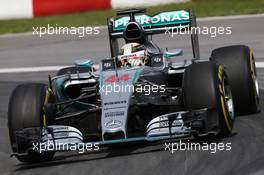 Lewis Hamilton (GBR) Mercedes AMG F1 W06. 07.06.2015. Formula 1 World Championship, Rd 7, Canadian Grand Prix, Montreal, Canada, Race Day.