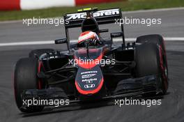 Jenson Button (GBR) McLaren MP4-30. 07.06.2015. Formula 1 World Championship, Rd 7, Canadian Grand Prix, Montreal, Canada, Race Day.