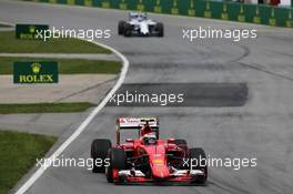 Kimi Raikkonen (FIN) Ferrari SF15-T. 07.06.2015. Formula 1 World Championship, Rd 7, Canadian Grand Prix, Montreal, Canada, Race Day.