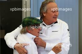 (L to R): Jackie Stewart (GBR) with Mansour Ojjeh, McLaren shareholder. 06.06.2015. Formula 1 World Championship, Rd 7, Canadian Grand Prix, Montreal, Canada, Qualifying Day.