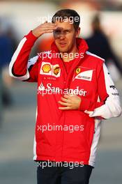 Sebastian Vettel (GER) Ferrari. 10.04.2015. Formula 1 World Championship, Rd 3, Chinese Grand Prix, Shanghai, China, Practice Day.