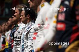 Felipe Massa (BRA) Williams on the grid. 12.04.2015. Formula 1 World Championship, Rd 3, Chinese Grand Prix, Shanghai, China, Race Day.