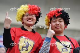 Fans. 12.04.2015. Formula 1 World Championship, Rd 3, Chinese Grand Prix, Shanghai, China, Race Day.