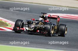 Romain Grosjean (FRA) Lotus F1 E23. 08.05.2015. Formula 1 World Championship, Rd 5, Spanish Grand Prix, Barcelona, Spain, Practice Day.