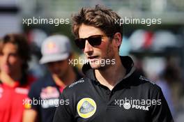 Romain Grosjean (FRA) Lotus F1 Team. 08.05.2015. Formula 1 World Championship, Rd 5, Spanish Grand Prix, Barcelona, Spain, Practice Day.