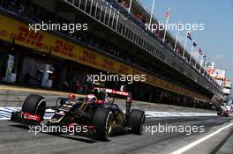 Pastor Maldonado (VEN) Lotus F1 E23. 09.05.2015. Formula 1 World Championship, Rd 5, Spanish Grand Prix, Barcelona, Spain, Qualifying Day.