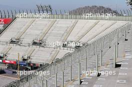 Track construction.  22.01.2015. Autodromo Hermanos Rodriguez Circuit Visit, Mexico City, Mexico. Thursday 22nd January 2015.