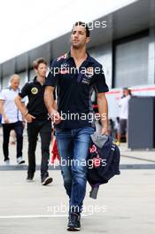 Daniel Ricciardo (AUS) Red Bull Racing. 03.07.2015. Formula 1 World Championship, Rd 9, British Grand Prix, Silverstone, England, Practice Day.