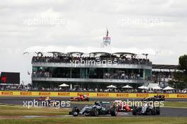 Nico Rosberg (GER) Mercedes AMG F1 W06. 05.07.2015. Formula 1 World Championship, Rd 9, British Grand Prix, Silverstone, England, Race Day.