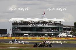 Pastor Maldonado (VEN) Lotus F1 E23. 05.07.2015. Formula 1 World Championship, Rd 9, British Grand Prix, Silverstone, England, Race Day.