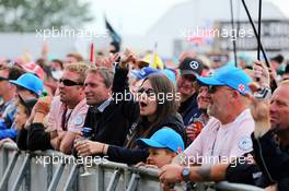 Fans at the post race concert. 05.07.2015. Formula 1 World Championship, Rd 9, British Grand Prix, Silverstone, England, Race Day.