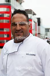 Michael Caines (GBR) Williams Celebrity Chef. 05.07.2015. Formula 1 World Championship, Rd 9, British Grand Prix, Silverstone, England, Race Day.