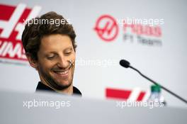 Romain Grosjean (FRA), announced as a Haas F1 driver for 2016. 29.09.2015. Haas F1 Team Driver Announcement, Kannapolis, North Carolina, USA.