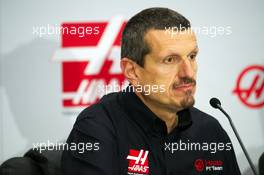 Guenther Steiner (ITA) Haas F1 Team Prinicipal. 29.09.2015. Haas F1 Team Driver Announcement, Kannapolis, North Carolina, USA.