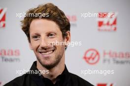 Romain Grosjean (FRA). 29.09.2015. Haas F1 Team Driver Announcement, Kannapolis, North Carolina, USA.