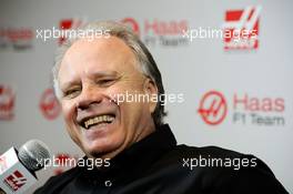 Gene Haas (USA) Haas Automotion President. 29.09.2015. Haas F1 Team Driver Announcement, Kannapolis, North Carolina, USA.