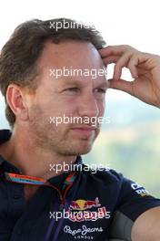 Christian Horner (GBR), Red Bull Racing, Sporting Director  24.07.2015. Formula 1 World Championship, Rd 10, Hungarian Grand Prix, Budapest, Hungary, Practice Day.