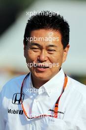 Yasuhisa Arai (JPN) Honda Motorsport Chief Officer. 24.07.2015. Formula 1 World Championship, Rd 10, Hungarian Grand Prix, Budapest, Hungary, Practice Day.