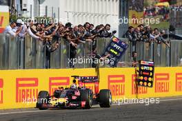 Daniel Ricciardo (AUS), Red Bull Racing  26.07.2015. Formula 1 World Championship, Rd 10, Hungarian Grand Prix, Budapest, Hungary, Race Day.