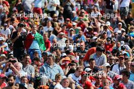 Fans. 26.07.2015. Formula 1 World Championship, Rd 10, Hungarian Grand Prix, Budapest, Hungary, Race Day.