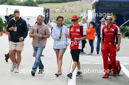 Kimi Raikkonen (FIN) Ferrari. 26.07.2015. Formula 1 World Championship, Rd 10, Hungarian Grand Prix, Budapest, Hungary, Race Day.