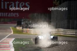 Felipe Massa (BRA) Williams FW37 runs wide. 04.09.2015. Formula 1 World Championship, Rd 12, Italian Grand Prix, Monza, Italy, Practice Day.