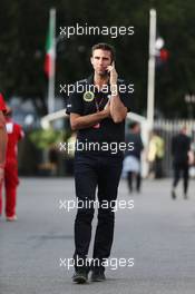 Matthew Carter (GBR) Lotus F1 Team CEO. 04.09.2015. Formula 1 World Championship, Rd 12, Italian Grand Prix, Monza, Italy, Practice Day.