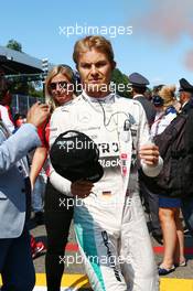 Nico Rosberg (GER) Mercedes AMG F1 on the grid. 06.09.2015. Formula 1 World Championship, Rd 12, Italian Grand Prix, Monza, Italy, Race Day.