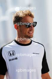 Jenson Button (GBR) McLaren. 06.09.2015. Formula 1 World Championship, Rd 12, Italian Grand Prix, Monza, Italy, Race Day.