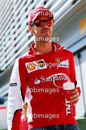 Sebastian Vettel (GER) Ferrari. 06.09.2015. Formula 1 World Championship, Rd 12, Italian Grand Prix, Monza, Italy, Race Day.