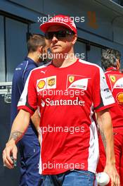 Kimi Raikkonen (FIN) Ferrari. 06.09.2015. Formula 1 World Championship, Rd 12, Italian Grand Prix, Monza, Italy, Race Day.