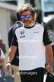 Fernando Alonso (ESP) McLaren. 06.09.2015. Formula 1 World Championship, Rd 12, Italian Grand Prix, Monza, Italy, Race Day.