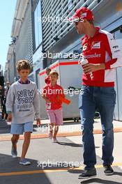 Sebastian Vettel (GER) Ferrari. 06.09.2015. Formula 1 World Championship, Rd 12, Italian Grand Prix, Monza, Italy, Race Day.