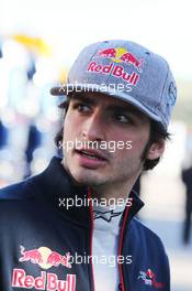 Carlos Sainz Jr (ESP) Scuderia Toro Rosso. 01.02.2015. Formula One Testing, Day One, Jerez, Spain.
