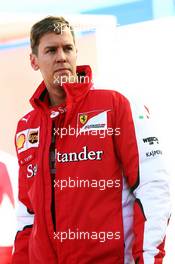 Sebastian Vettel (GER) Ferrari. 01.02.2015. Formula One Testing, Day One, Jerez, Spain.