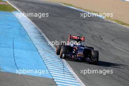Carlos Sainz (ESP), Scuderia Toro Rosso  01.02.2015. Formula One Testing, Day One, Jerez, Spain.