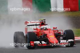 Kimi Raikkonen (FIN) Ferrari SF15-T. 25.09.2015. Formula 1 World Championship, Rd 14, Japanese Grand Prix, Suzuka, Japan, Practice Day.