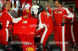 Sebastian Vettel (GER) Ferrari SF15-T. 27.09.2015. Formula 1 World Championship, Rd 14, Japanese Grand Prix, Suzuka, Japan, Race Day.