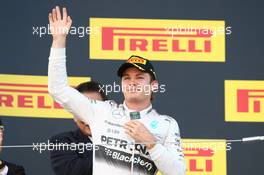 2nd place Nico Rosberg (GER) Mercedes AMG F1 W06. 27.09.2015. Formula 1 World Championship, Rd 14, Japanese Grand Prix, Suzuka, Japan, Race Day.