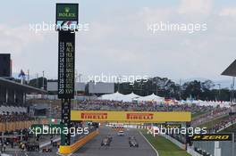 The start of the race. 27.09.2015. Formula 1 World Championship, Rd 14, Japanese Grand Prix, Suzuka, Japan, Race Day.