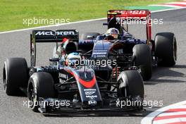 Fernando Alonso (ESP) McLaren MP4-30. 27.09.2015. Formula 1 World Championship, Rd 14, Japanese Grand Prix, Suzuka, Japan, Race Day.