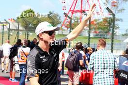 Nico Hulkenberg (GER) Sahara Force India F1 on the drivers parade. 27.09.2015. Formula 1 World Championship, Rd 14, Japanese Grand Prix, Suzuka, Japan, Race Day.